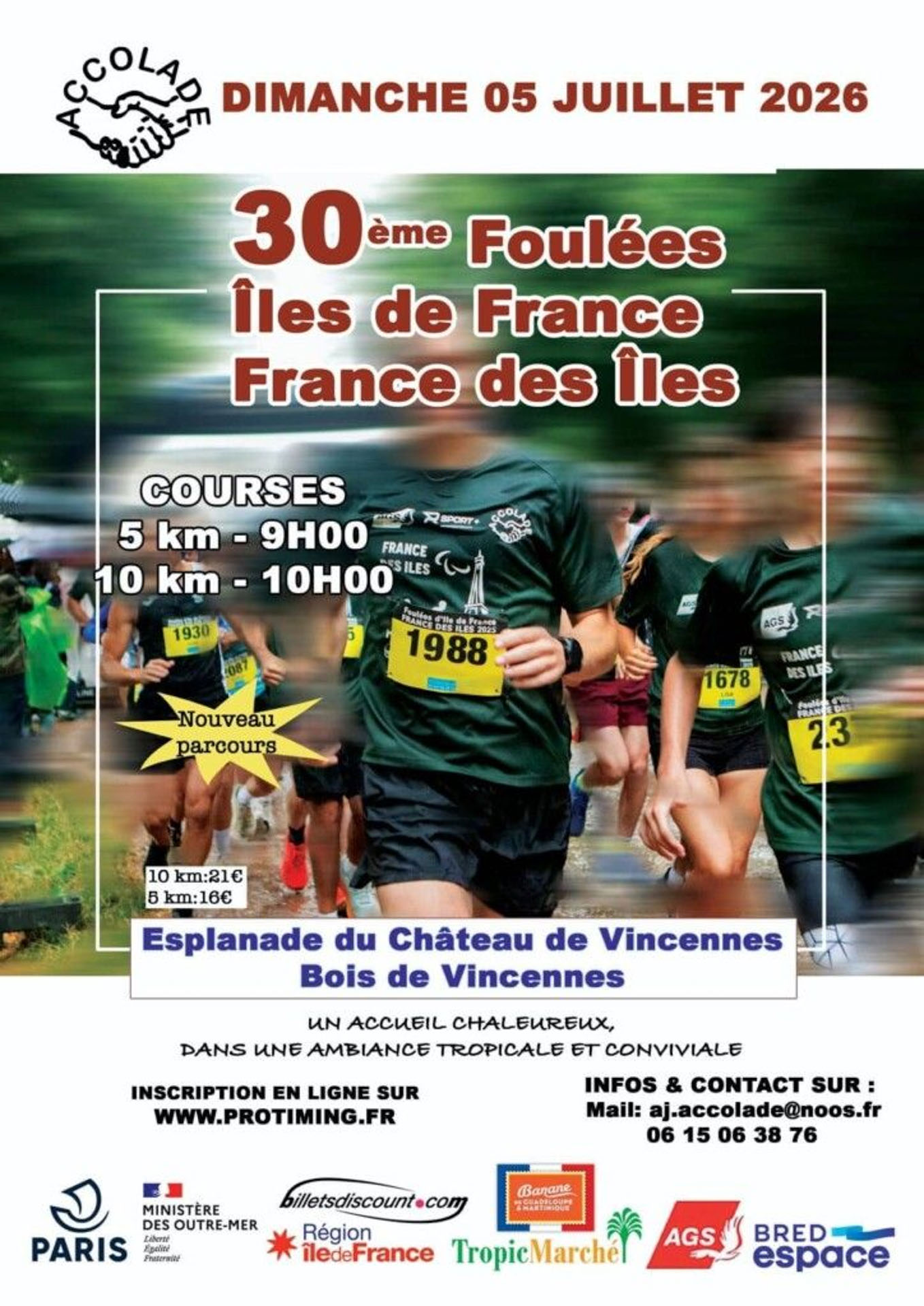 Les Foulees d'Ile de France, France des Iles
